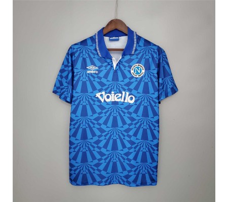 Napoli 91/93 Home Blue Soccer Jersey